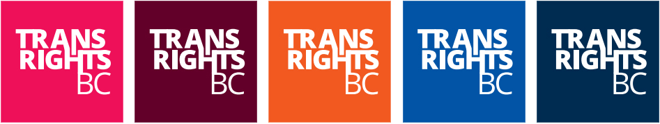 Trans Rights BC Logos